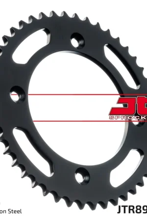 Speciale Aanbieding JT SPROCKETS - REAR STEEL 46T, 428 - Sprockets - Duurzaam en Betrouwbaar
